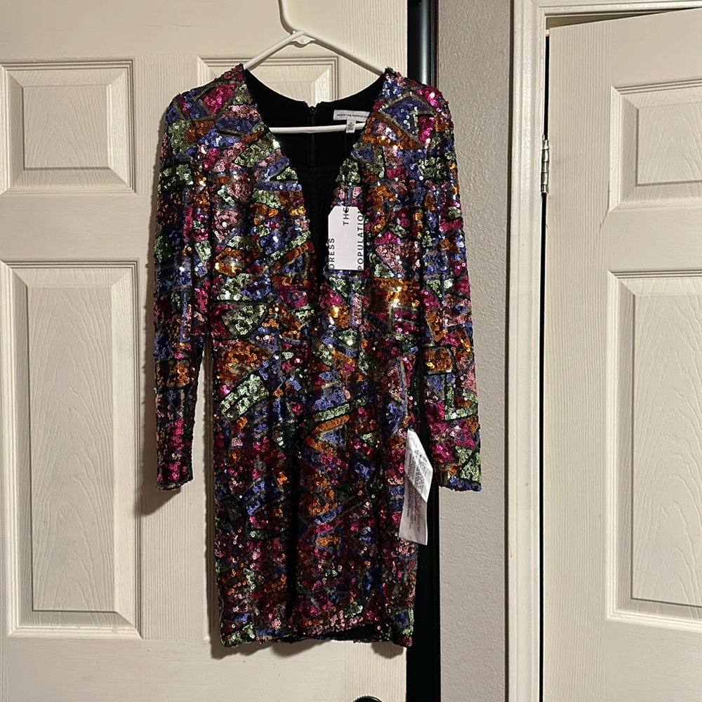 Dress The Population

Alessi Sequined Body-Con Minidress